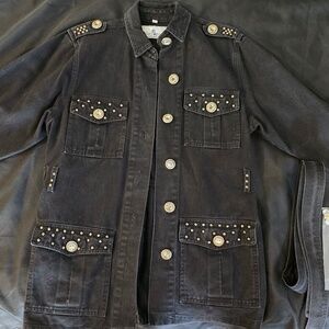 Vintage Black Jean Jacket